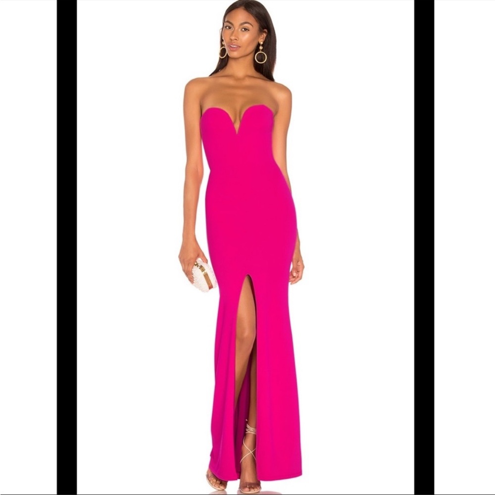 NOOKIE REVOLVE FORMAL DRESS cocktail mermaid dress maxi with slit